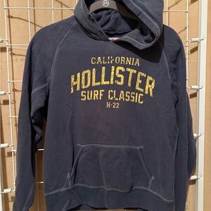 Vintage Y2K Hollister Blue Hooded Sweatshirt